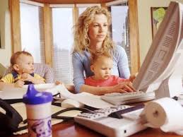 make money person on computer with kids